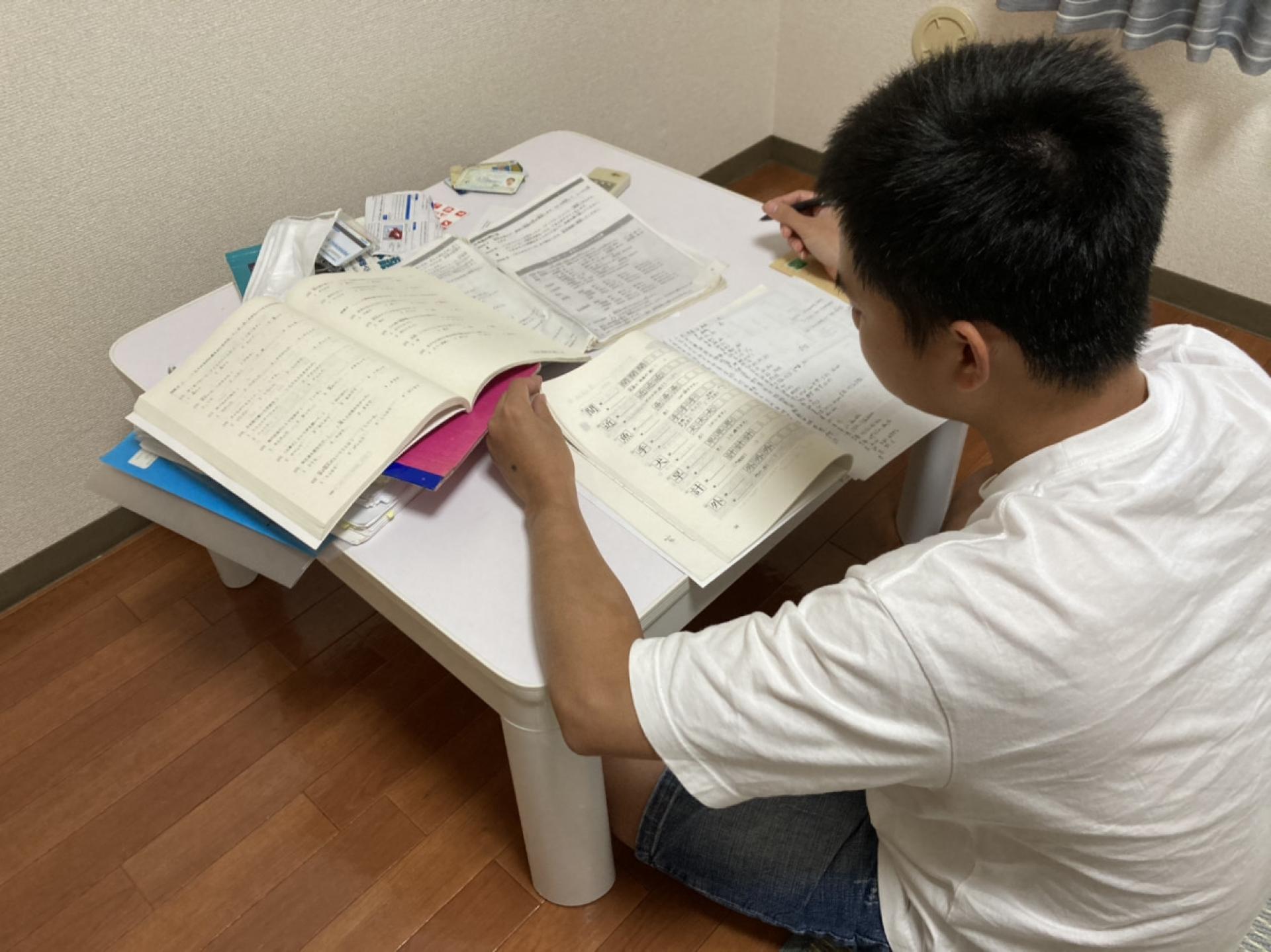 日本語の勉強も頑張っています！